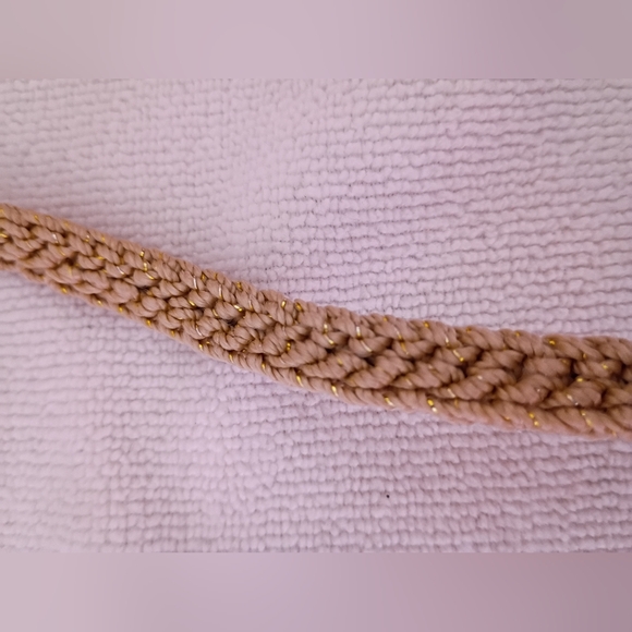 The Sak Gold Metallic  Crochet Women's Bag - Picture 6 of 11